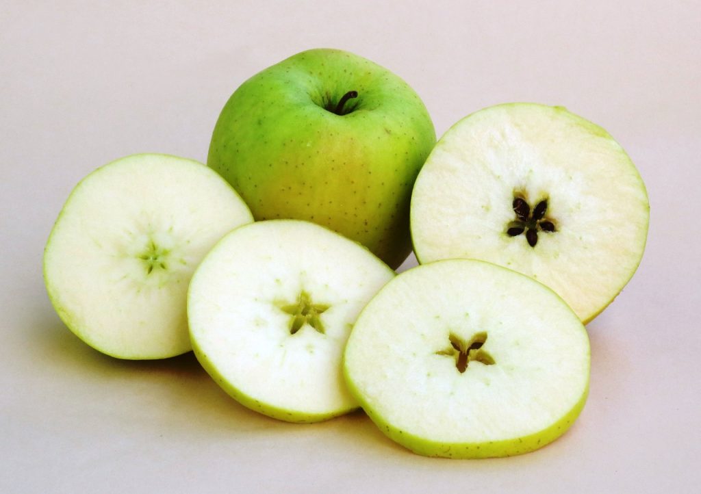 gröna äpplen