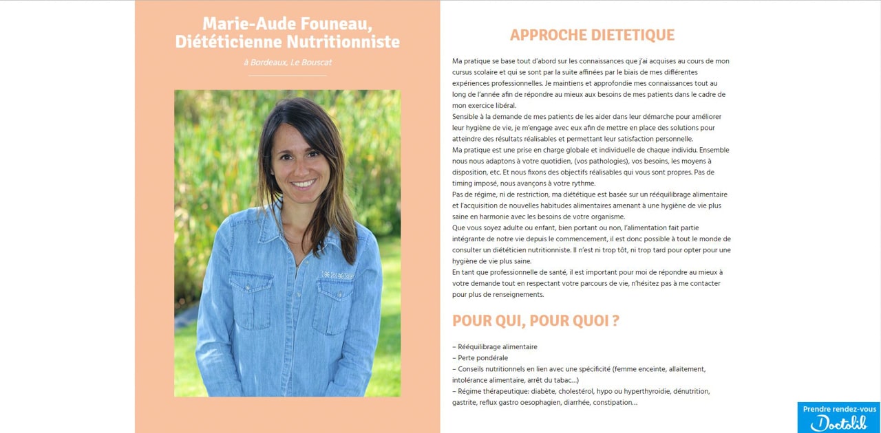 Dietist nutritionist i Bordeaux