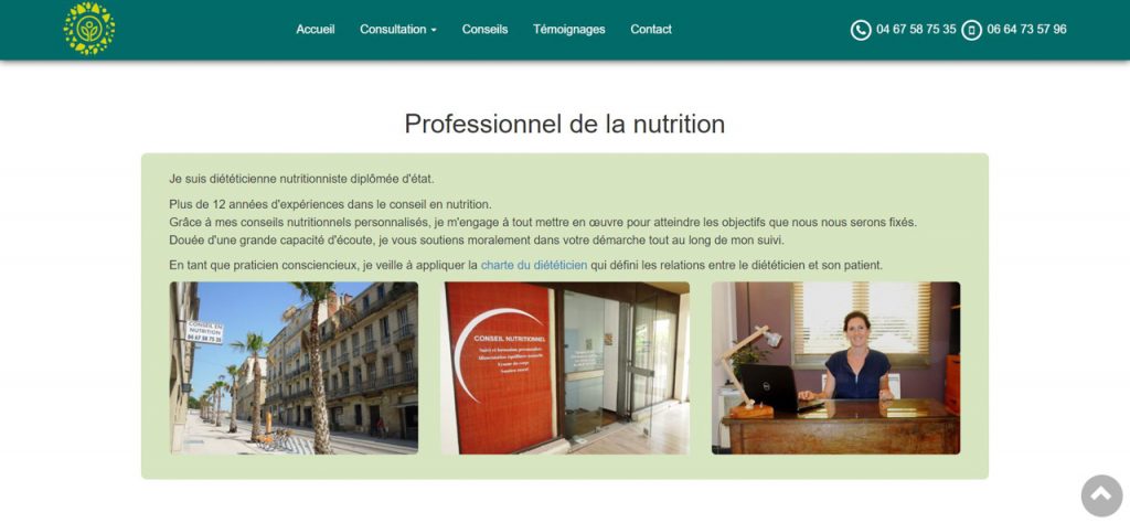 Dietister i Montpellier