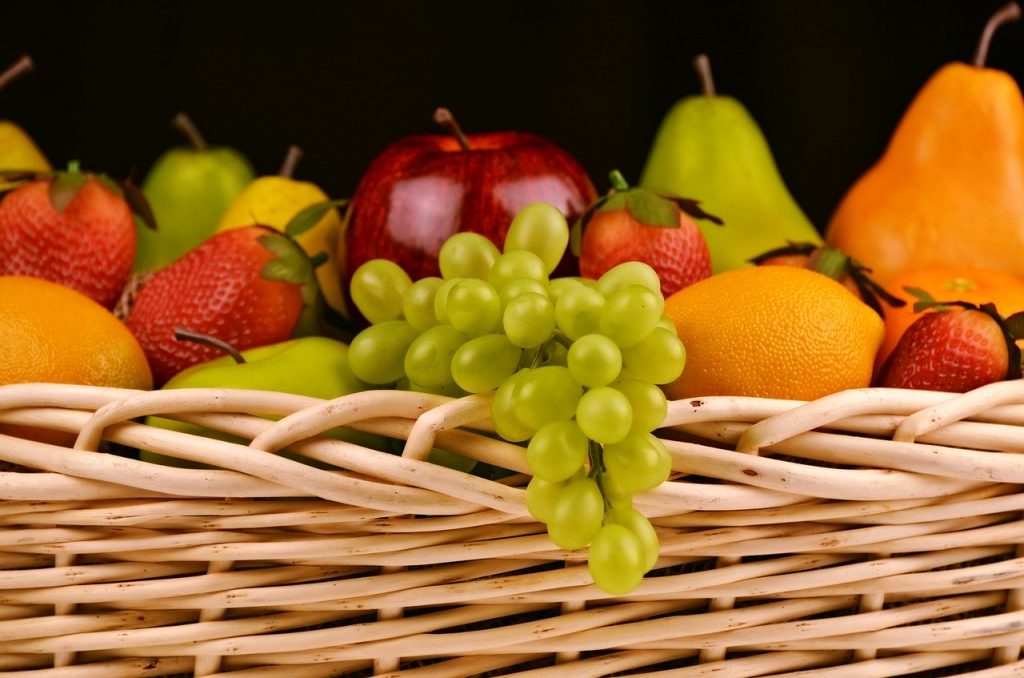 kost rik på frukt